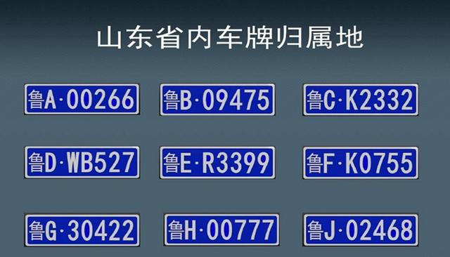 各地车牌号字母代码排序有什么规则 山东省的城市车牌号字母按顺序排列