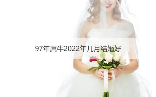 1997年属牛人2022年可以结婚吗 97年属牛人22年不适合结婚