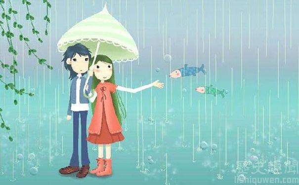 梦见下雨是什么意思 1、梦见雨中打伞 恋爱机缘萌发